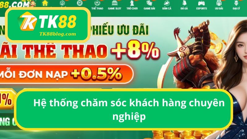 Hệ thống chăm sóc khách hàng nhà cái chuyên nghiệp
