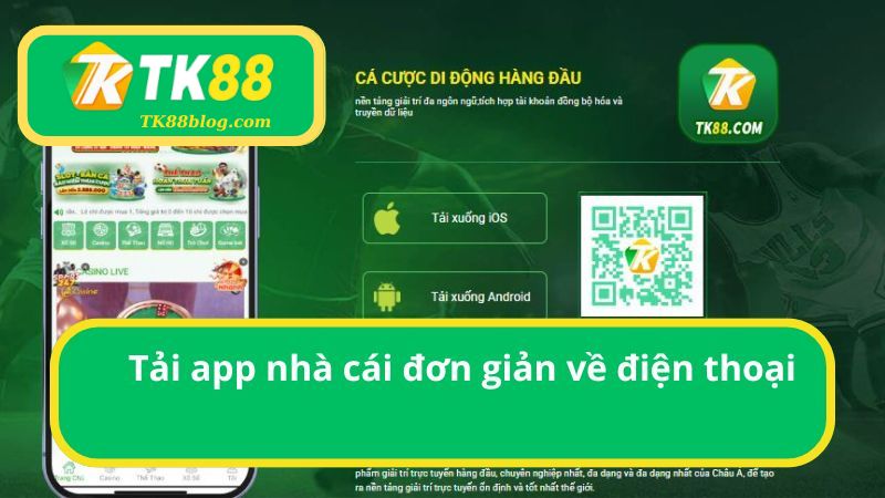 Tải app nhà cái dễ dàng về điện thoại