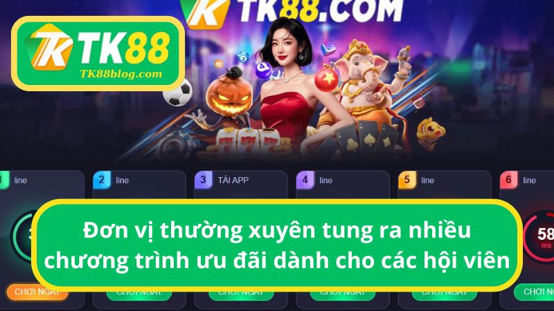 Đơn vị thường xuyên tung ra nhiều chương trình ưu đãi dành cho các hội viên