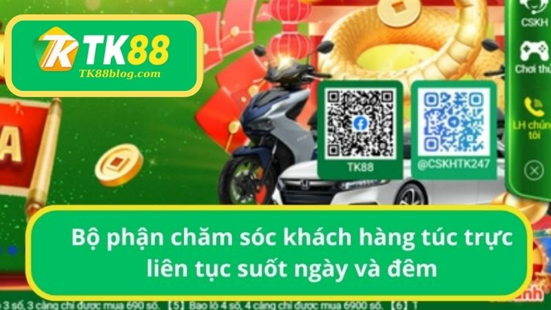 Bộ phận chăm sóc khách hàng túc trực liên tục suốt ngày và đêm