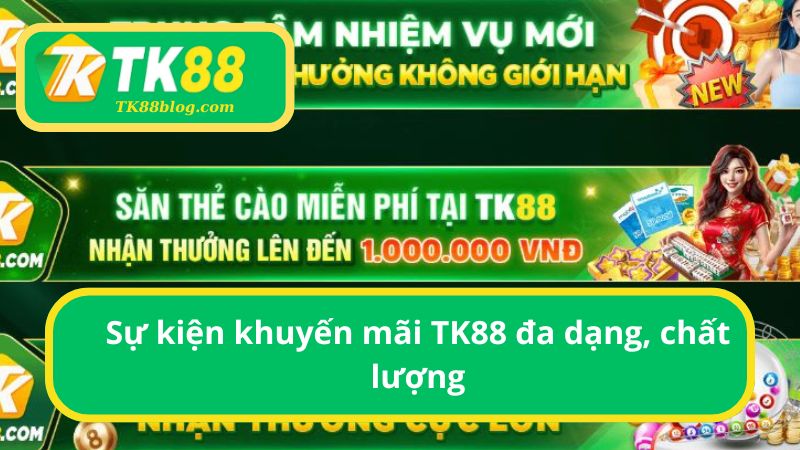 Đa dạng sự kiện ưu đãi nhà cái cung cấp cho thành viên