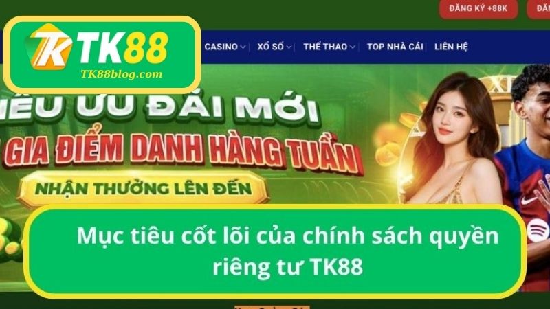 Mục tiêu cốt lõi của chính sách quyền riêng tư TK88